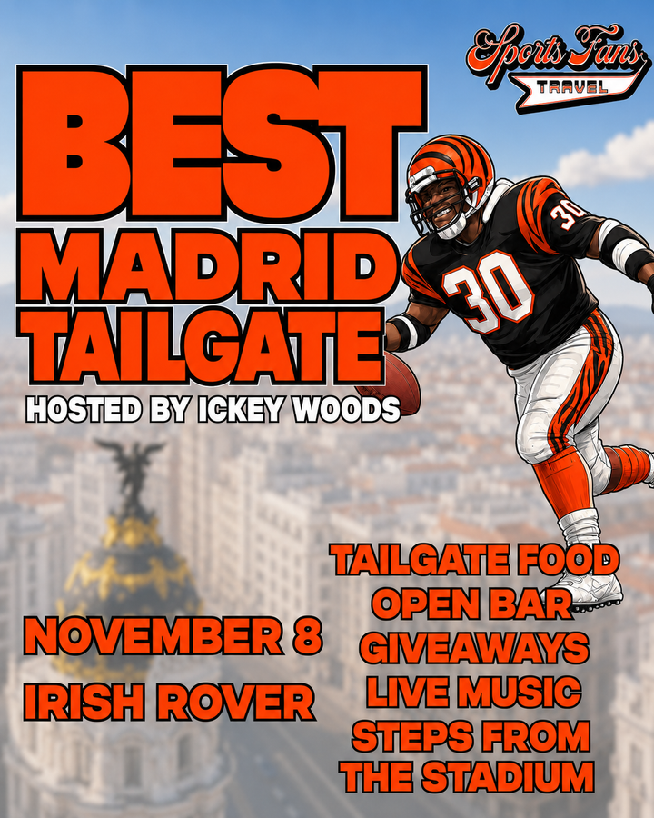 Ickey&nbsp;Woods hosts the Best Tailgate in Madrid