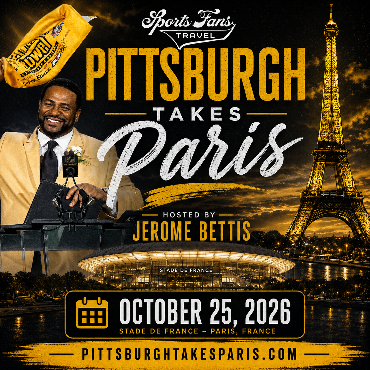 2026 Pittsburgh Take Paris Hosted by Jerome Bettis