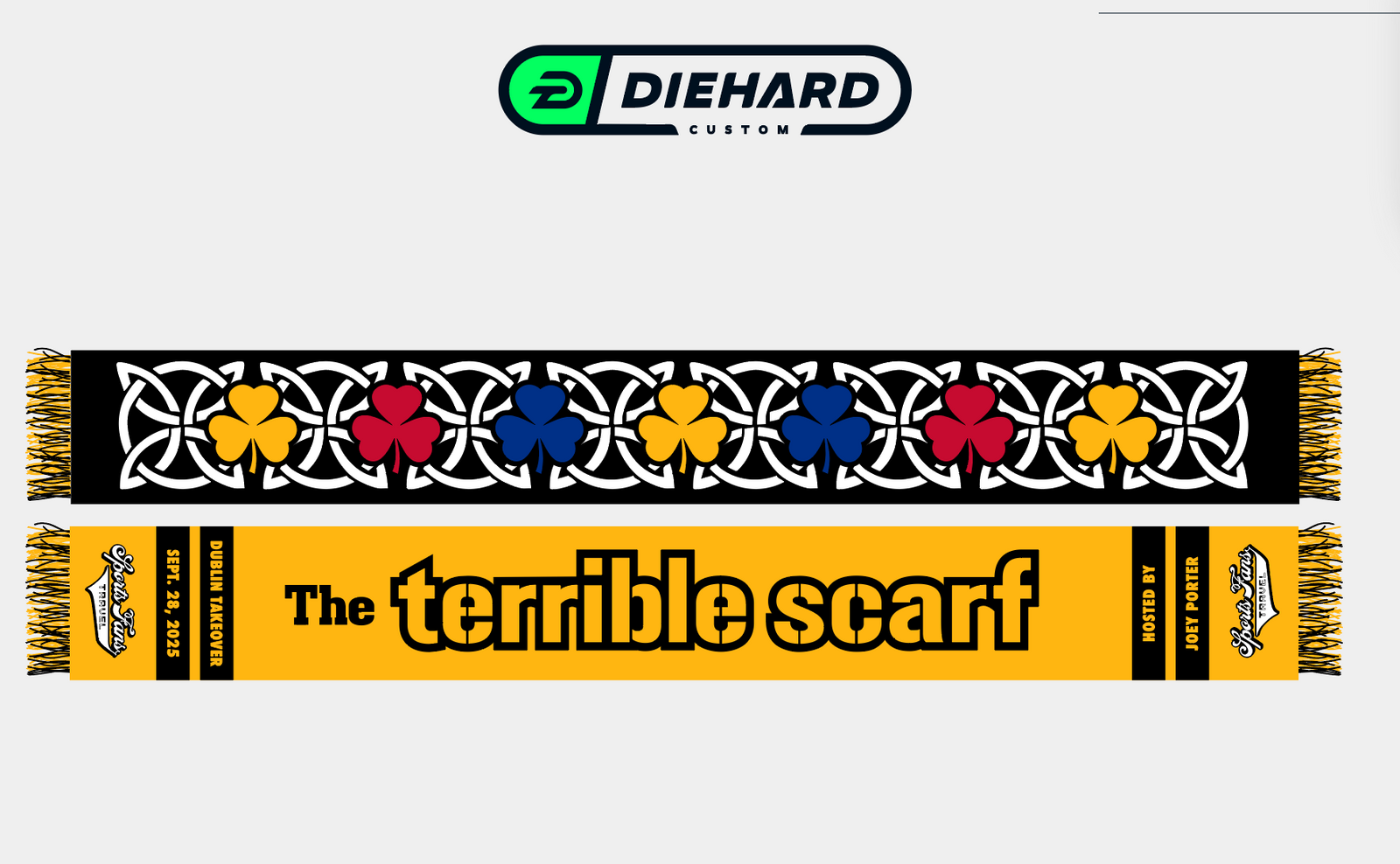 Pittsburgh Takes Dublin Scarf